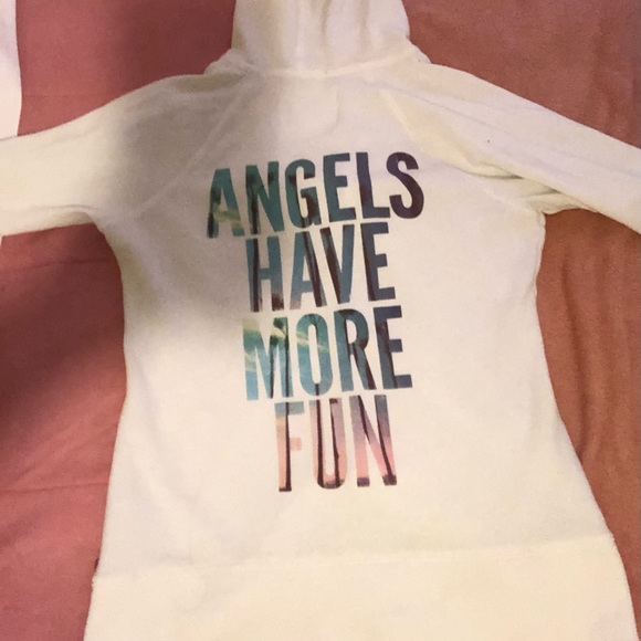 VICTORIA’s SECRET ANGELS ZIP UP SWEATER - Picture 2 of 3